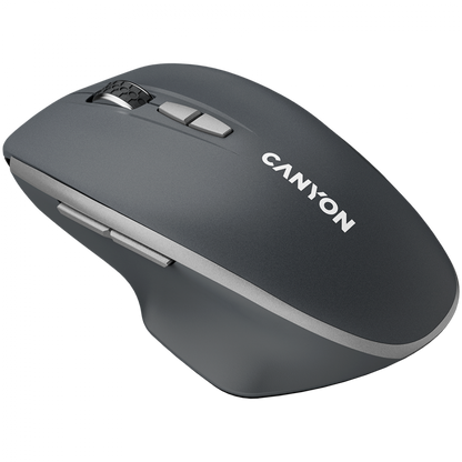 Canyon MW-21 2-in-1 Wireless LED Bluetooth Mouse, Grey