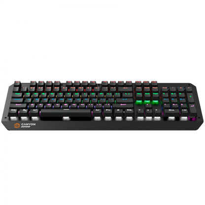 Klawiatura gamingowa przewodowa RGB US Canyon GK-6 czarna