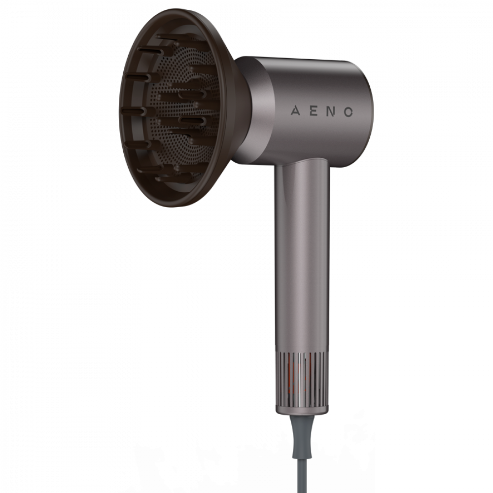 Hair dryer 1500W 100 km/h with ionization Aeno HD1 grey