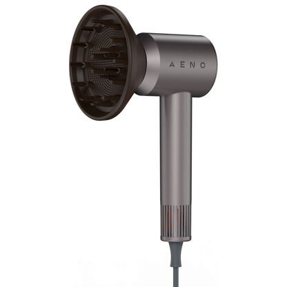 Hair dryer 1500W 100 km/h with ionization Aeno HD1 grey