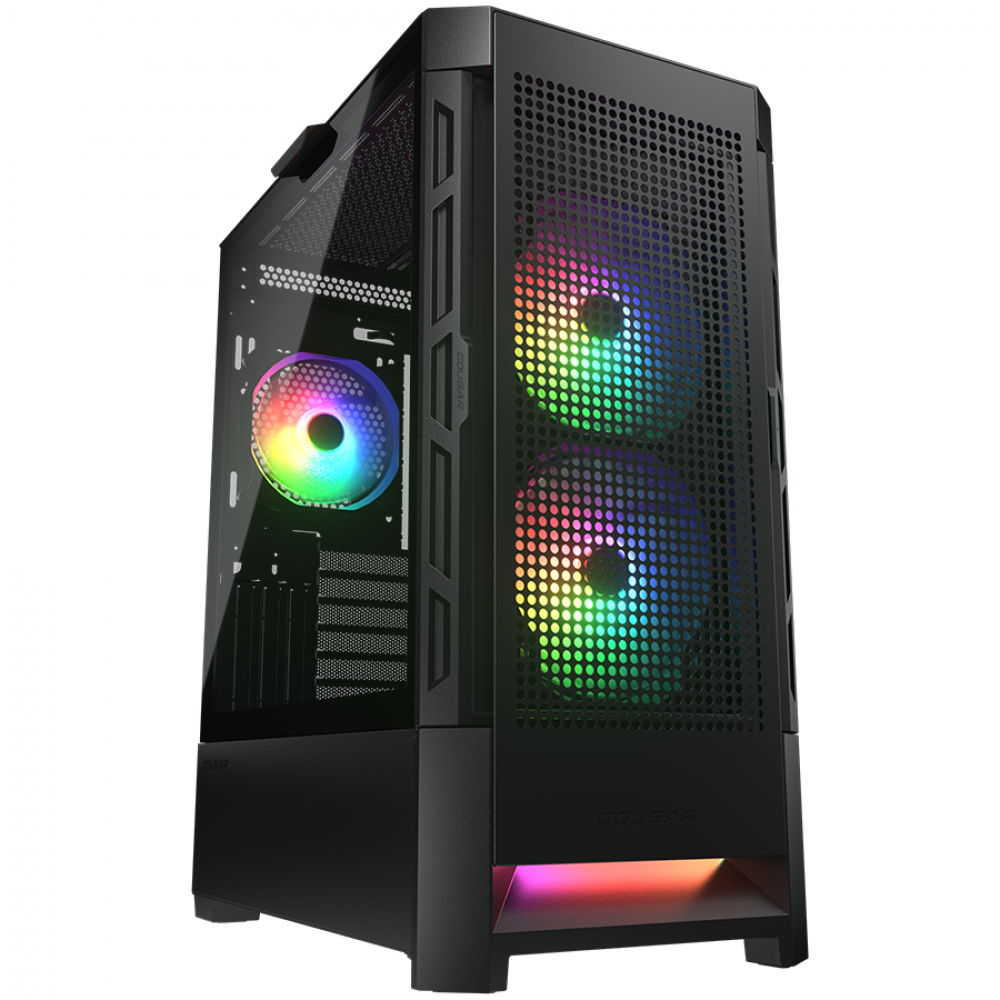 PC Mid Tower RGB Case COUGAR AIRFACE black