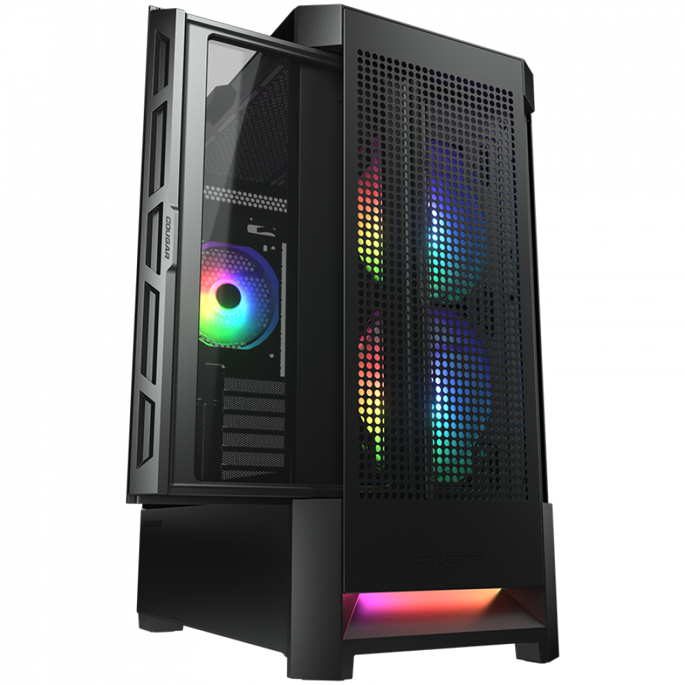 PC Mid Tower RGB Case COUGAR AIRFACE black