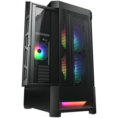 PC Mid Tower RGB Case COUGAR AIRFACE black