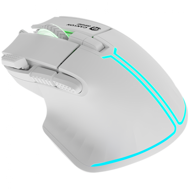 Wired Gaming Mouse 9 Buttons RGB Canyon GM-636 white