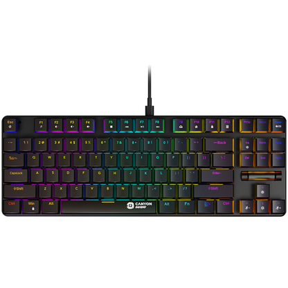 Gaming-Tastatur TKL Canyon GK 50 schwarz kabelgebunden