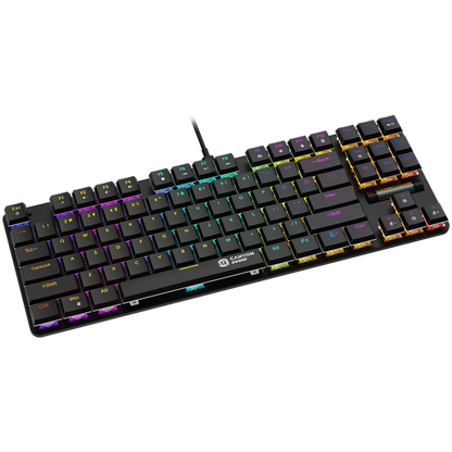 Gaming-Tastatur TKL Canyon GK 50 schwarz kabelgebunden