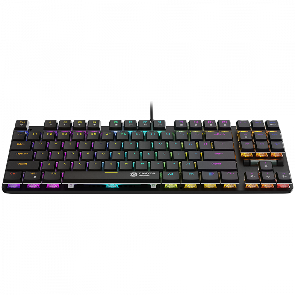Gaming-Tastatur TKL Canyon GK 50 schwarz kabelgebunden