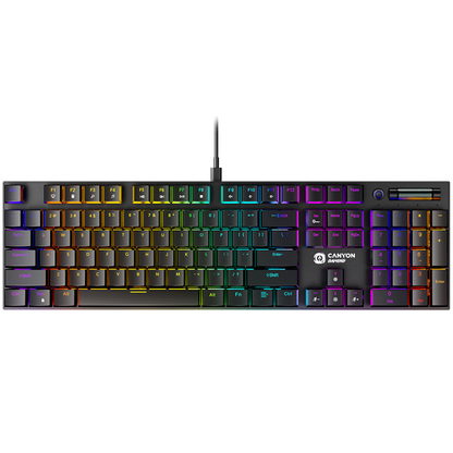 Kabelgebundene Gaming-Tastatur Canyon GK-55 schwarz
