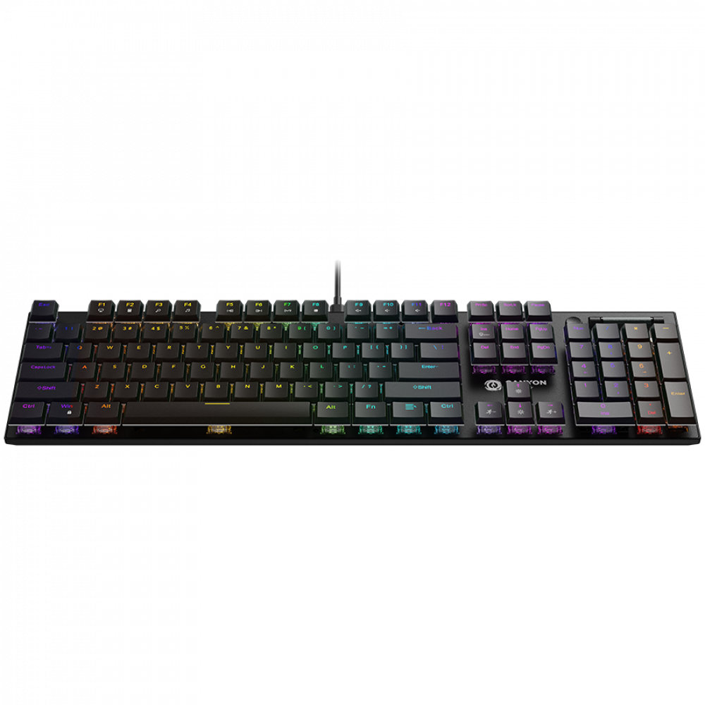Kabelgebundene Gaming-Tastatur Canyon GK-55 schwarz