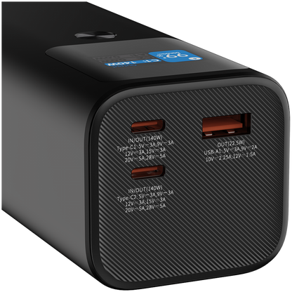 Laptop Power Bank 27000 mAh 140W PD QC 3.0 Canyon PB-2010 graphite