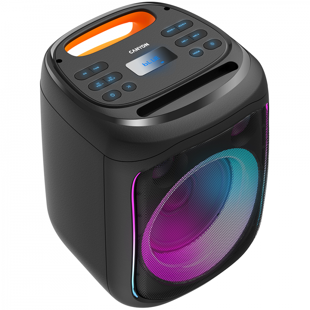 Canyon OnFun 5 Black 40W RGB Portable Bluetooth Speaker