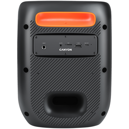 Canyon OnFun 5 Black 40W RGB Portable Bluetooth Speaker