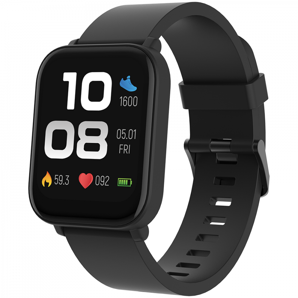 Smartwatch Easy mit Sportfunktionen Canyon SW-54 schwarz
