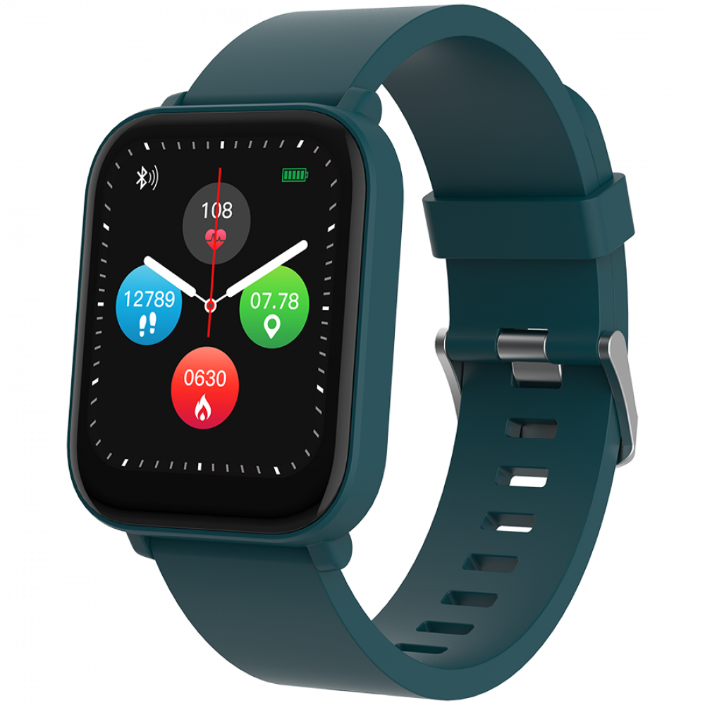 Canyon SW-54 Easy Smartwatch with health features, green