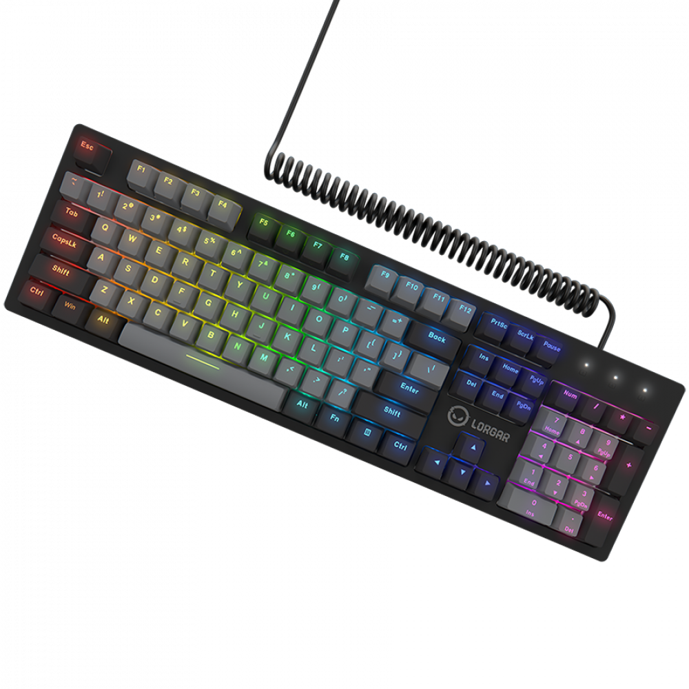 Lorgar Azar 514 Black Wired RGB Gaming Keyboard