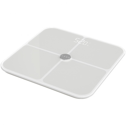 Smart scale with 15 metrics up to 180 kg Aeno BS1S black