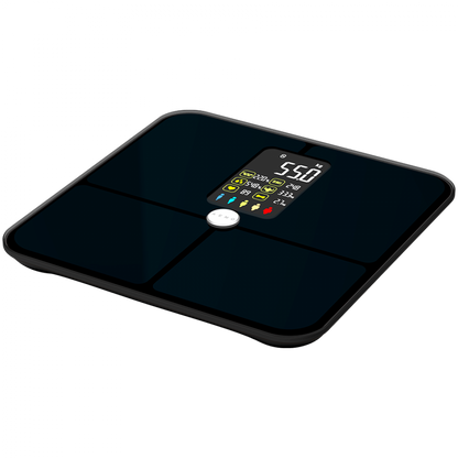 Smart body weight scale 180 kg 16 measurements Aeno BS2S color display