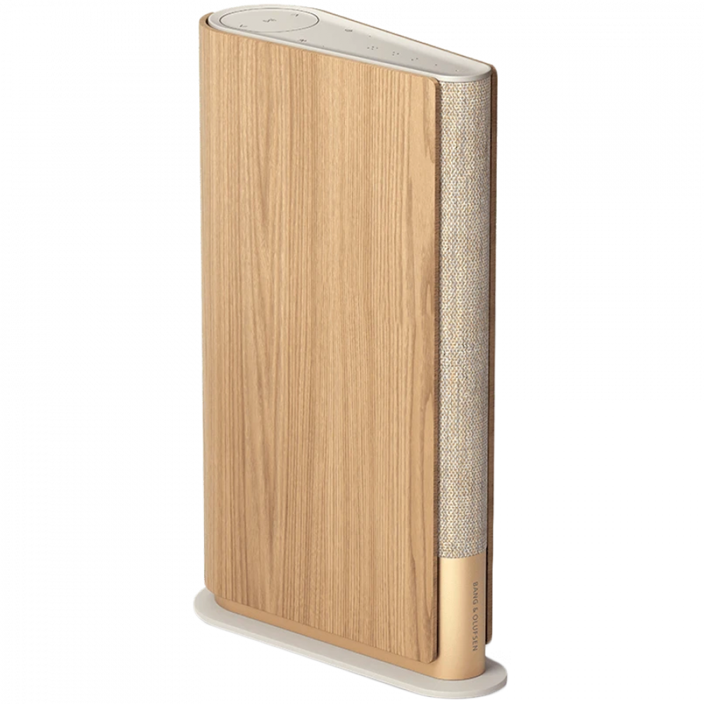 BANG & OLUFSEN Lautsprecher Beosound Emerge Gold Tone Light Oak