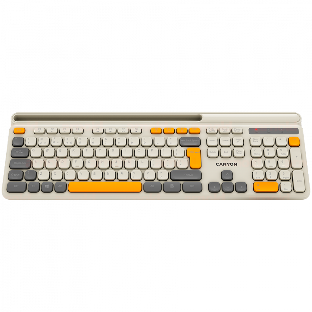 Kabellose Tastatur HKB-W03 ergonomisch Canyon HKB-W03 beige