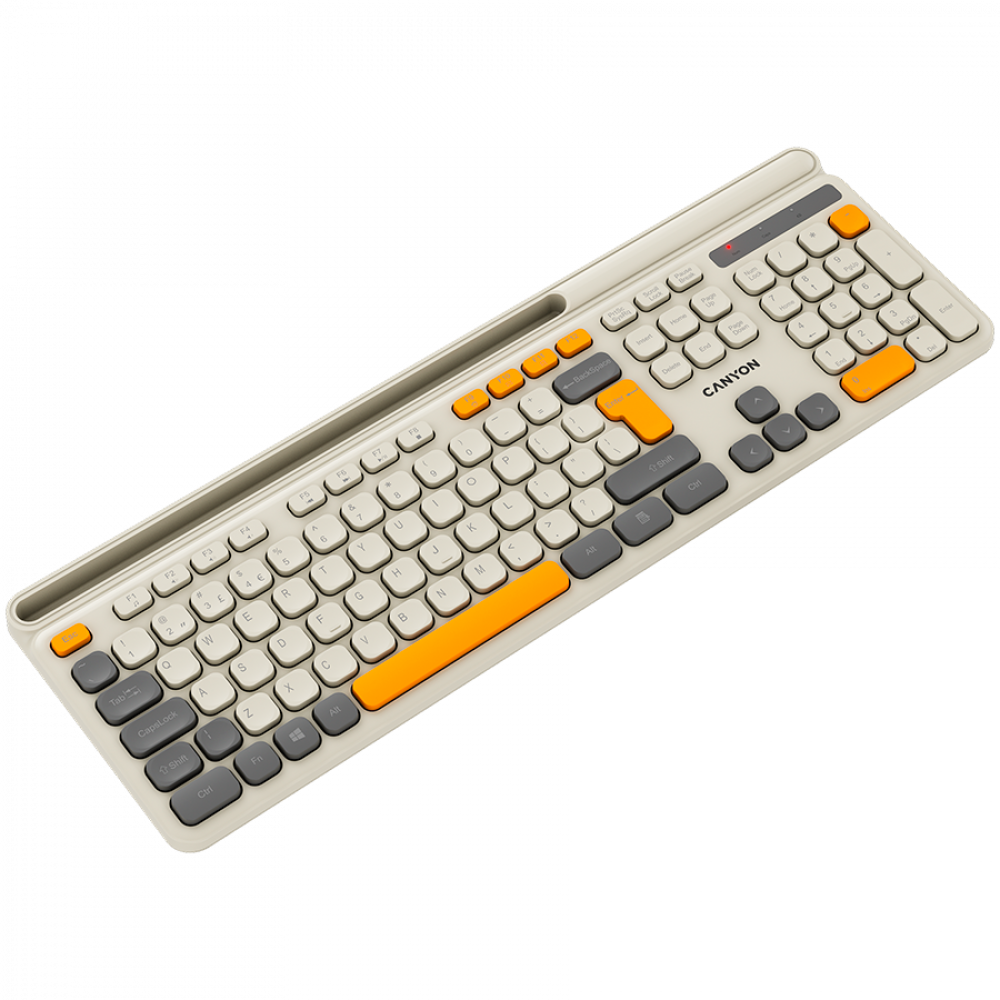 Kabellose Tastatur HKB-W03 ergonomisch Canyon HKB-W03 beige