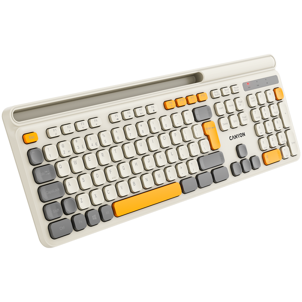 Kabellose Tastatur HKB-W03 ergonomisch Canyon HKB-W03 beige