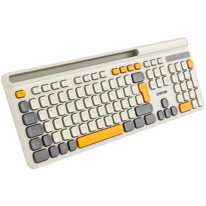Kabellose Tastatur HKB-W03 ergonomisch Canyon HKB-W03 beige