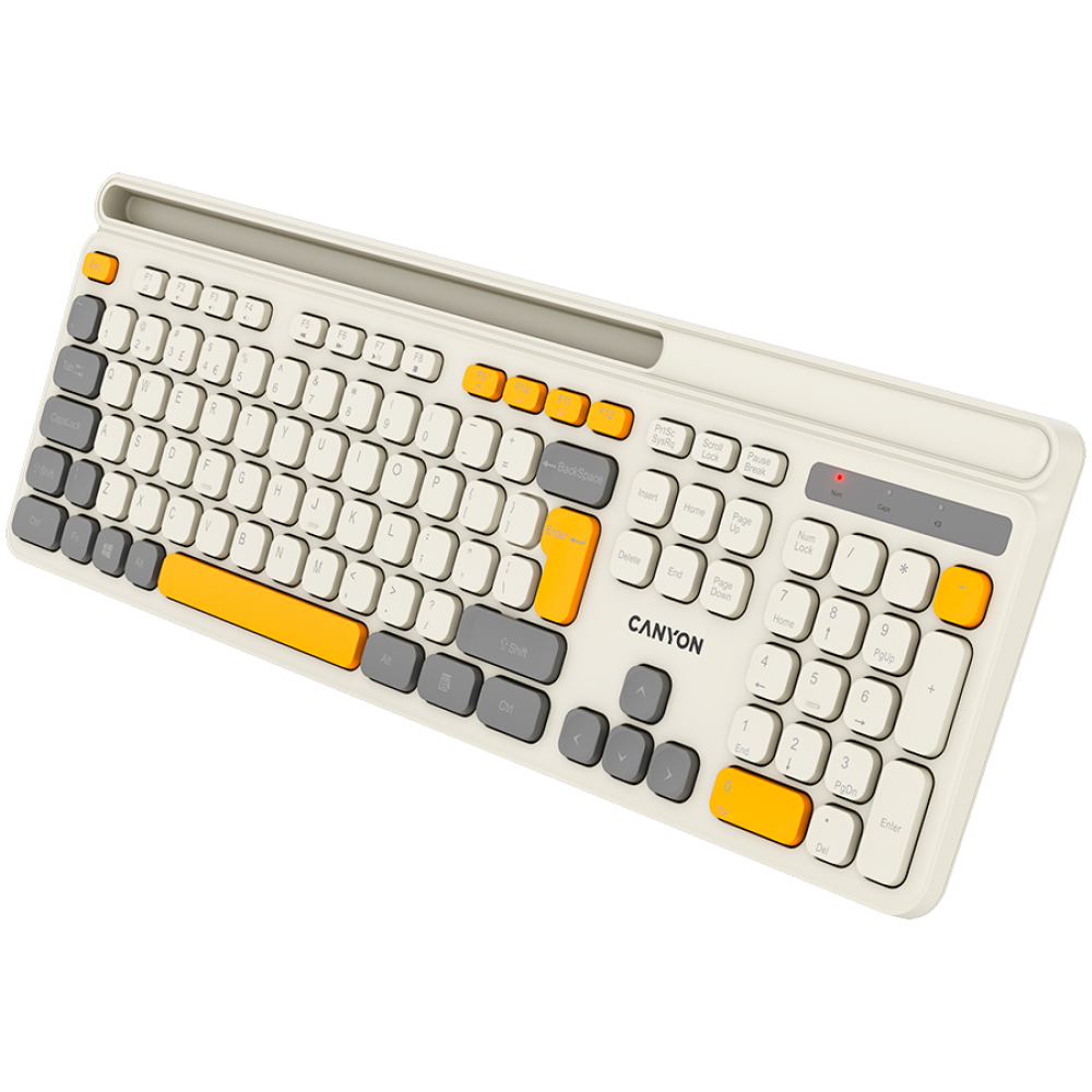 Kabellose Tastatur HKB-W03 ergonomisch Canyon HKB-W03 beige