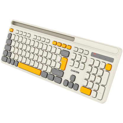 Kabellose Tastatur HKB-W03 ergonomisch Canyon HKB-W03 beige
