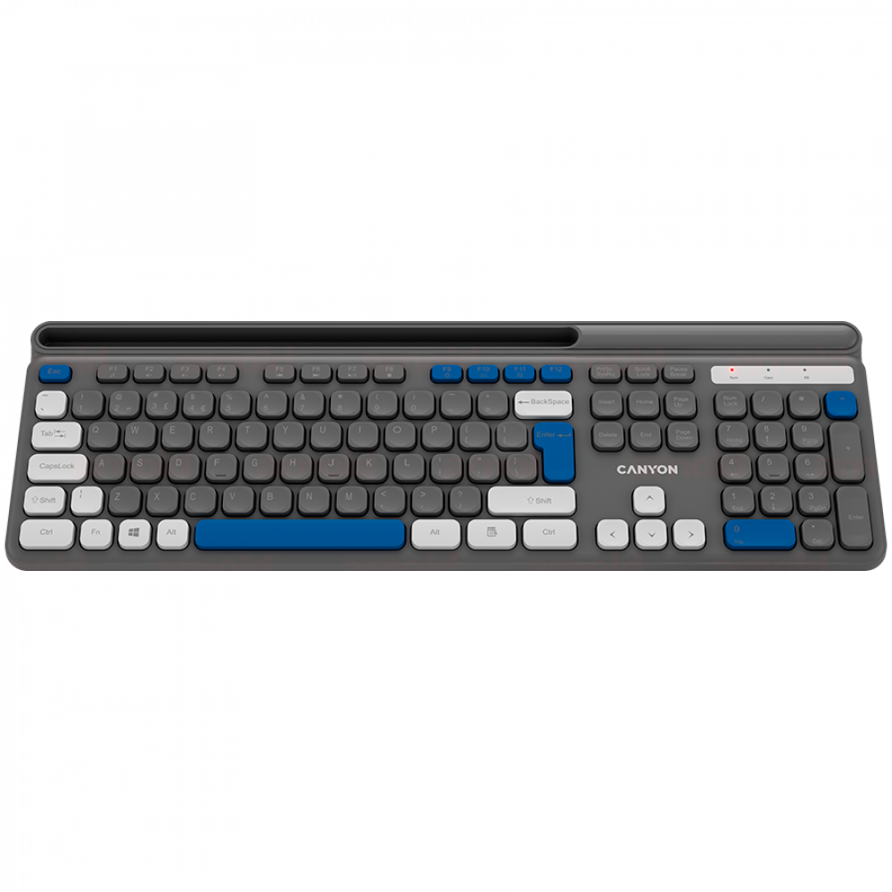 Canyon HKB-W03 Ergonomic Wireless Keyboard HKB-W03 Grey