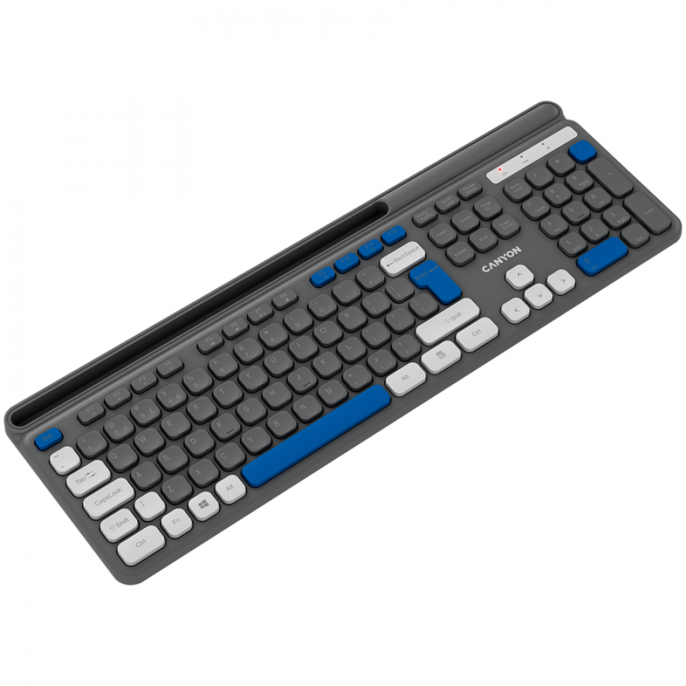 Canyon HKB-W03 Ergonomic Wireless Keyboard HKB-W03 Grey