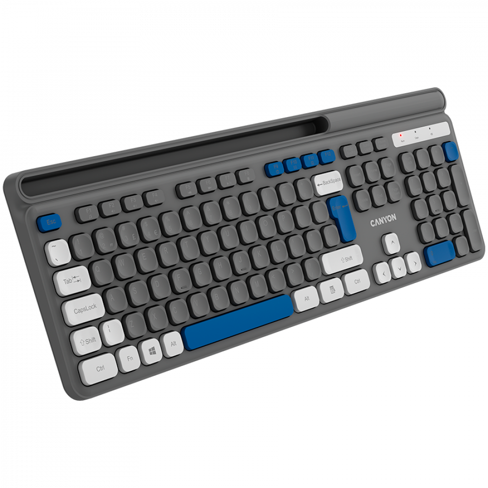 Canyon HKB-W03 Ergonomic Wireless Keyboard HKB-W03 Grey