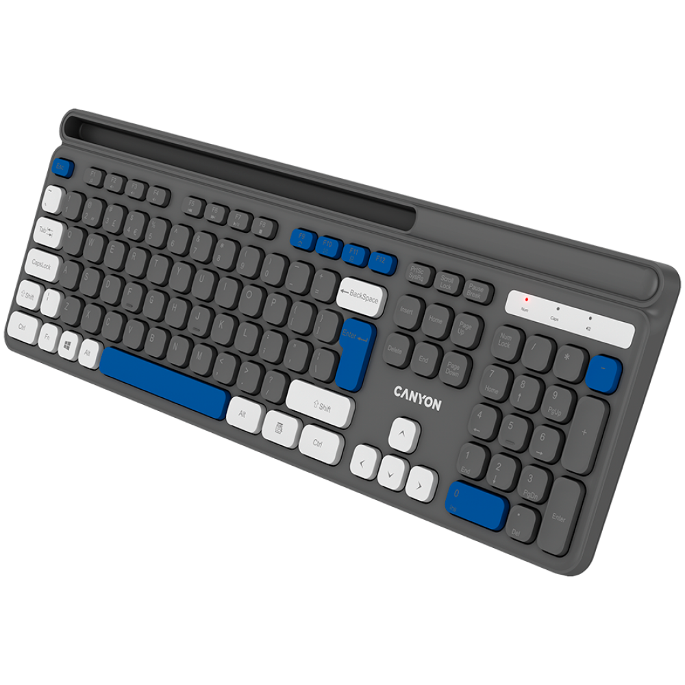 Canyon HKB-W03 Ergonomic Wireless Keyboard HKB-W03 Grey