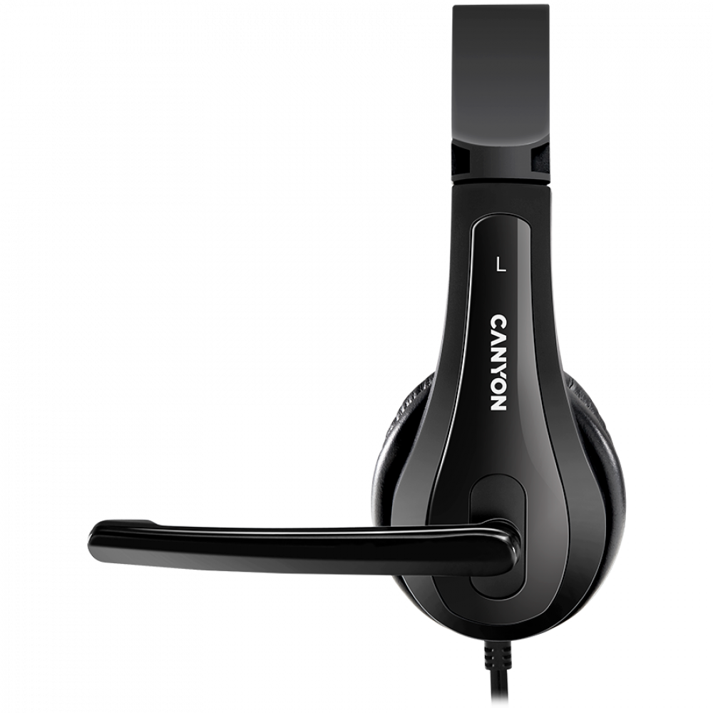 Canyon HSC-1 PC-Headset mit Mikrofon, 2m, schwarz
