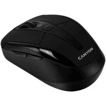 Canyon MSO-W6 Ergonomic 2.4 GHz Wireless Mouse, Black