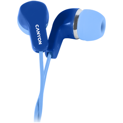 Canyon EPM-02 Blue In-Ear Headphones with Microphone Mini-Jack