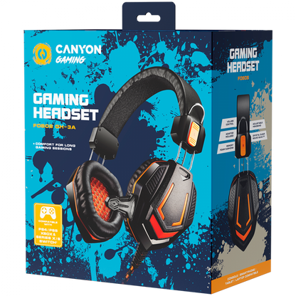 Kabelloses Headset Canyon GH-3A schwarz orange