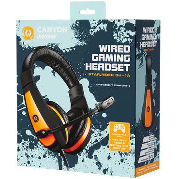 Kabelloses Headset Canyon GH-1A Schwarz-Orange