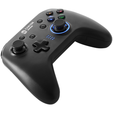 Kabelloser Gaming-Controller für Android/Nintendo/PC/PS3 Canyon GP-W3, schwarz