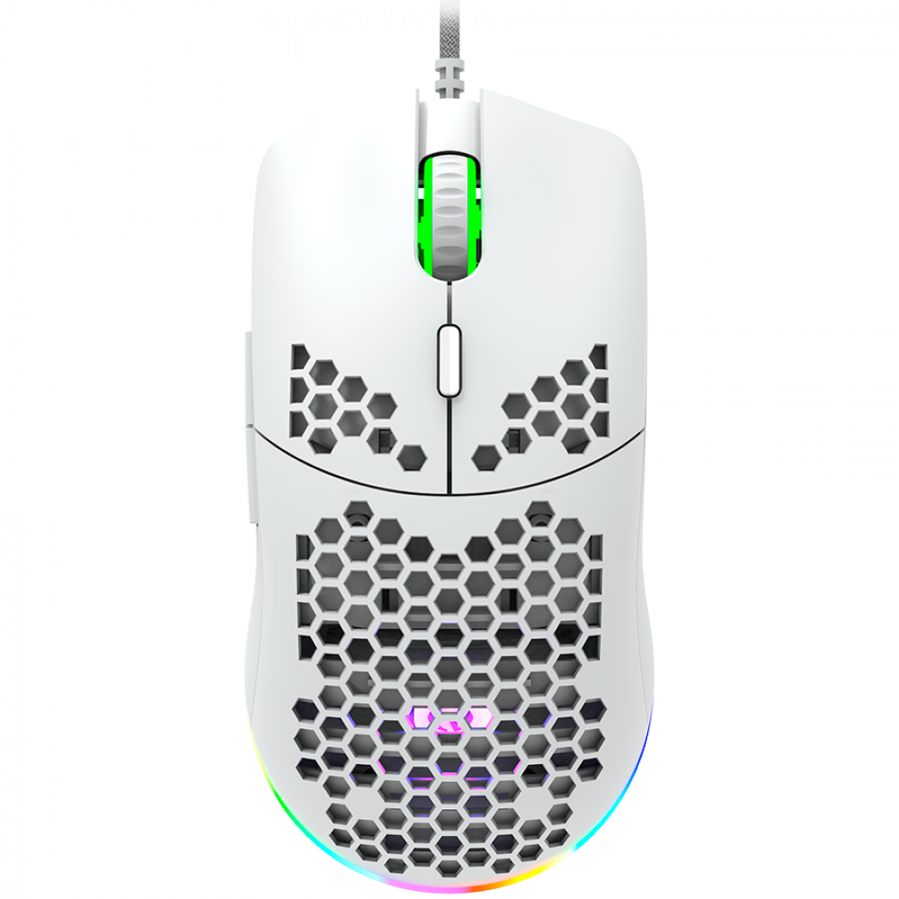 Mysz gamingowa przewodowa RGB 7 przycisków Canyon GM-11 biała