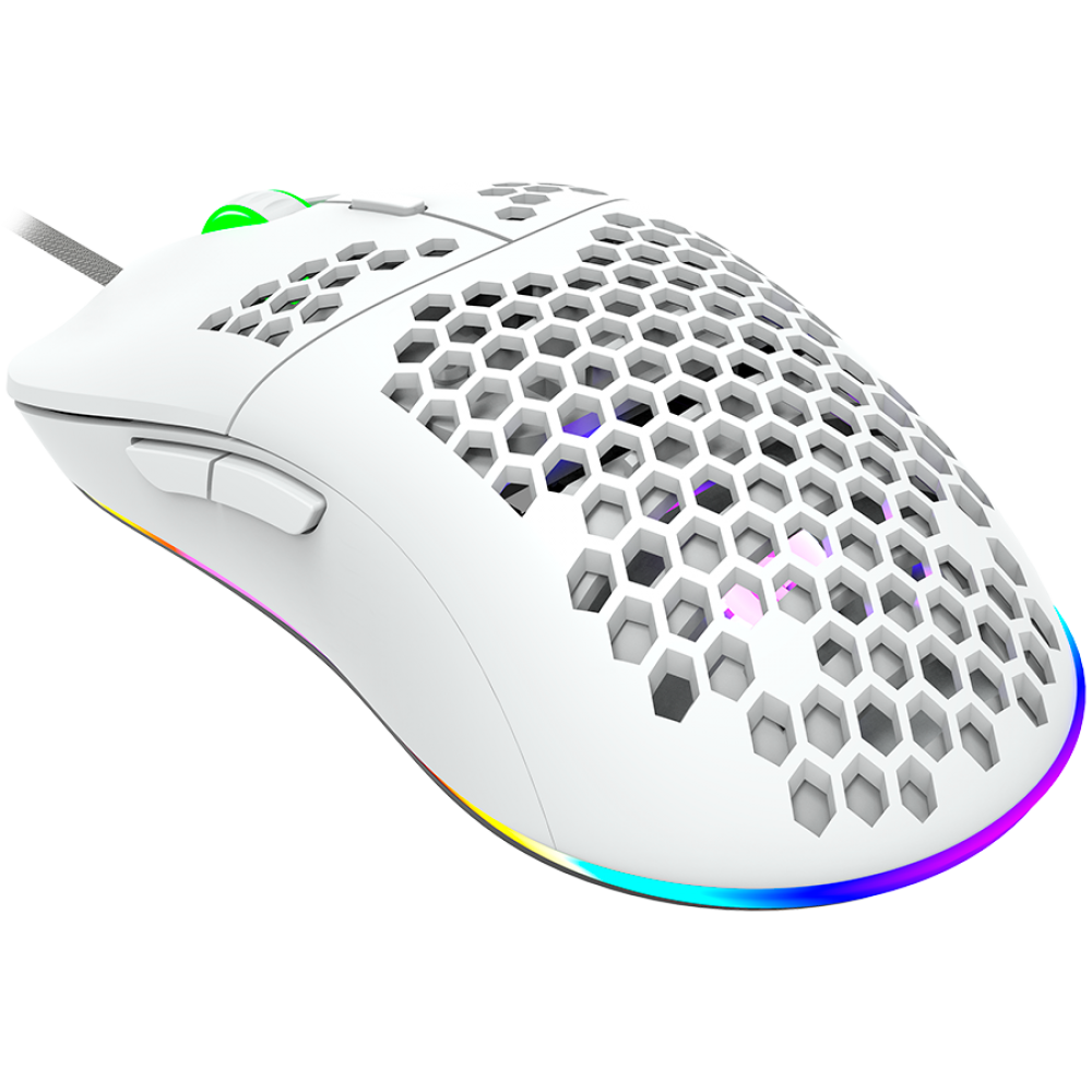 Mysz gamingowa przewodowa RGB 7 przycisków Canyon GM-11 biała