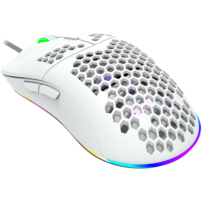 Mysz gamingowa przewodowa RGB 7 przycisków Canyon GM-11 biała
