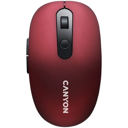 Canyon MW 9 Ergonomic Wireless Mouse Red Dual-Mode