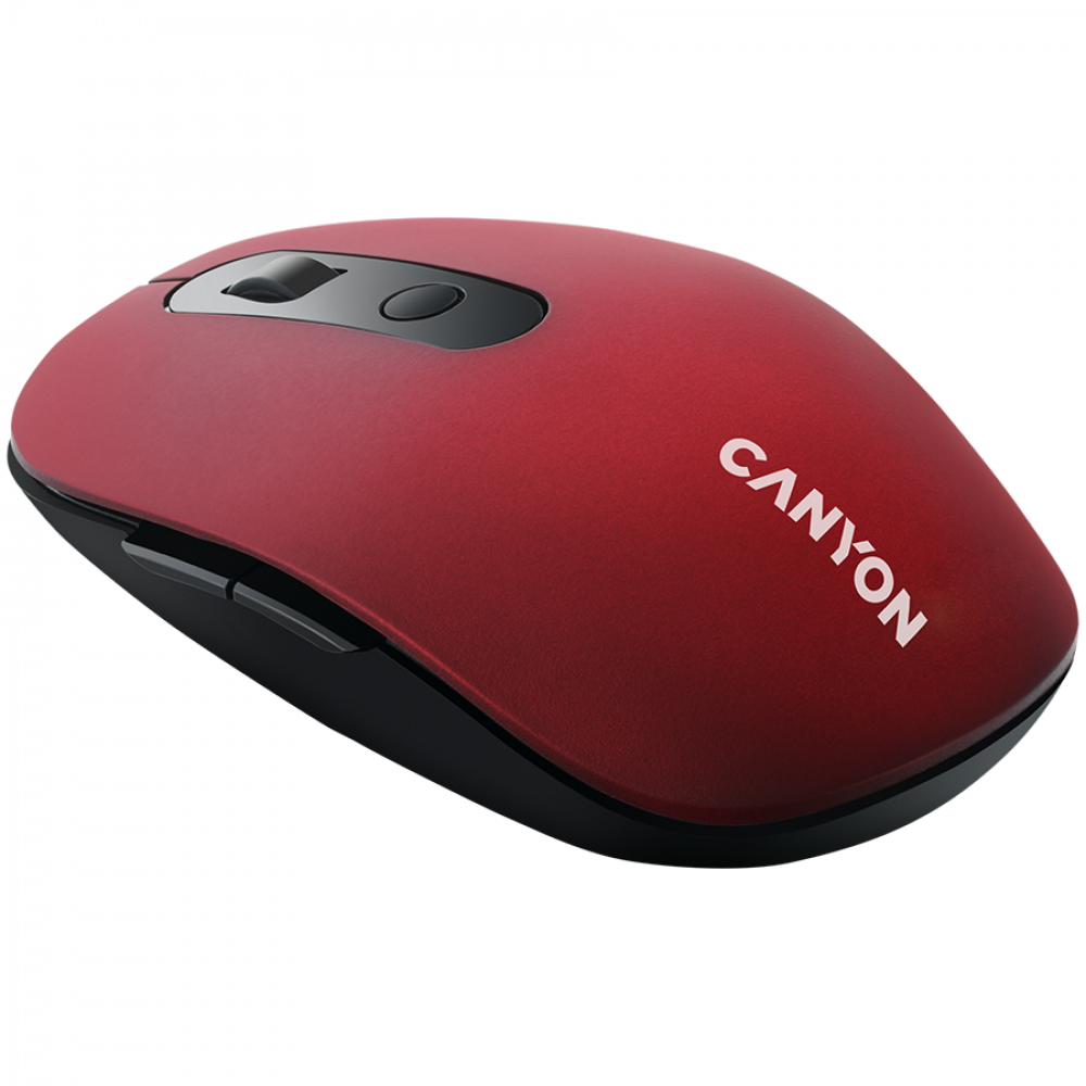 Canyon MW 9 Ergonomic Wireless Mouse Red Dual-Mode