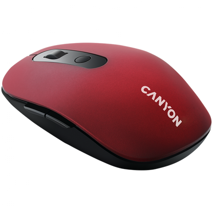Canyon MW 9 Ergonomic Wireless Mouse Red Dual-Mode
