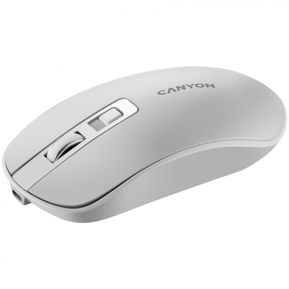 Canyon MW-18 Pearl White Rechargeable Wireless Mouse