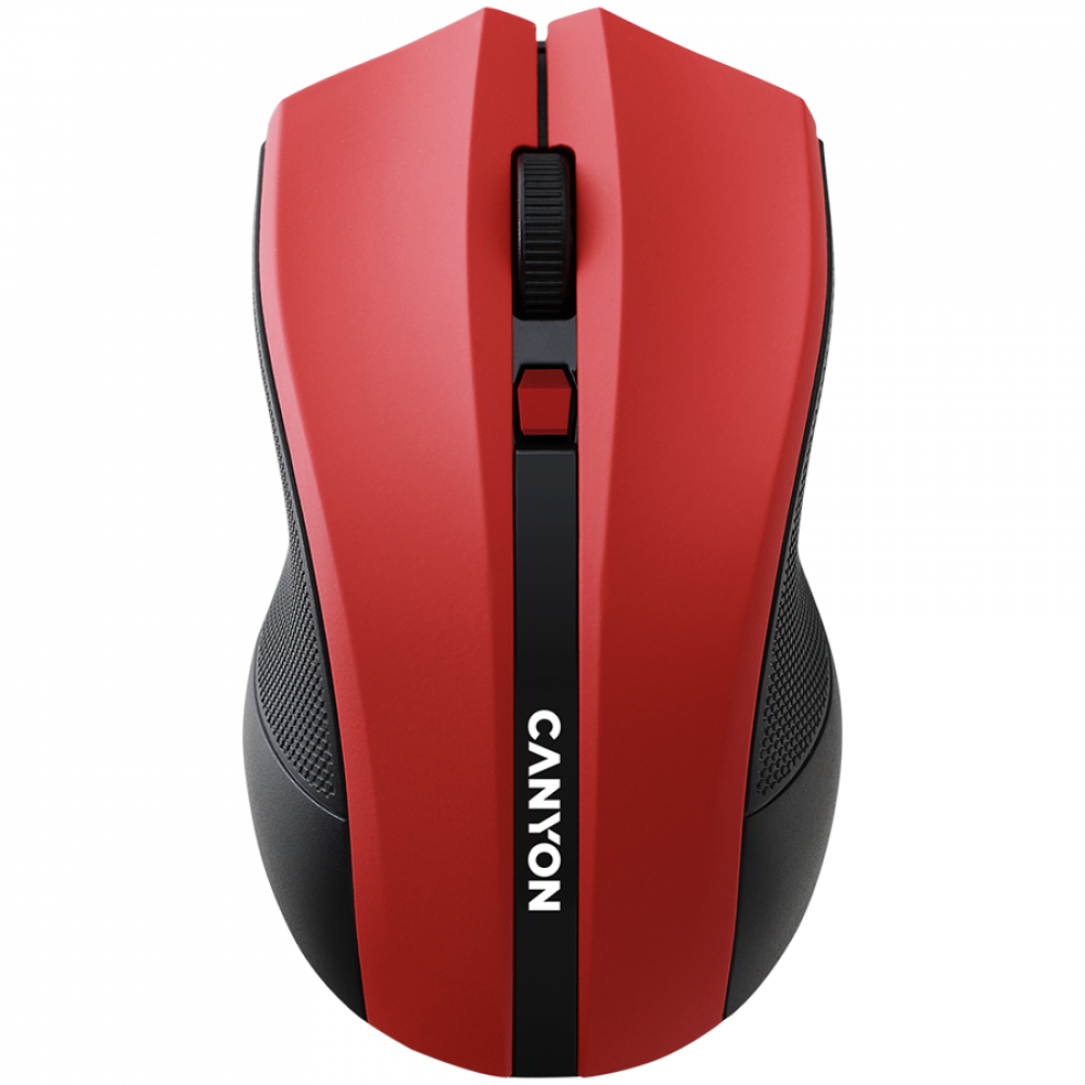 Ergonomische kabellose Maus Canyon MW 5 rot