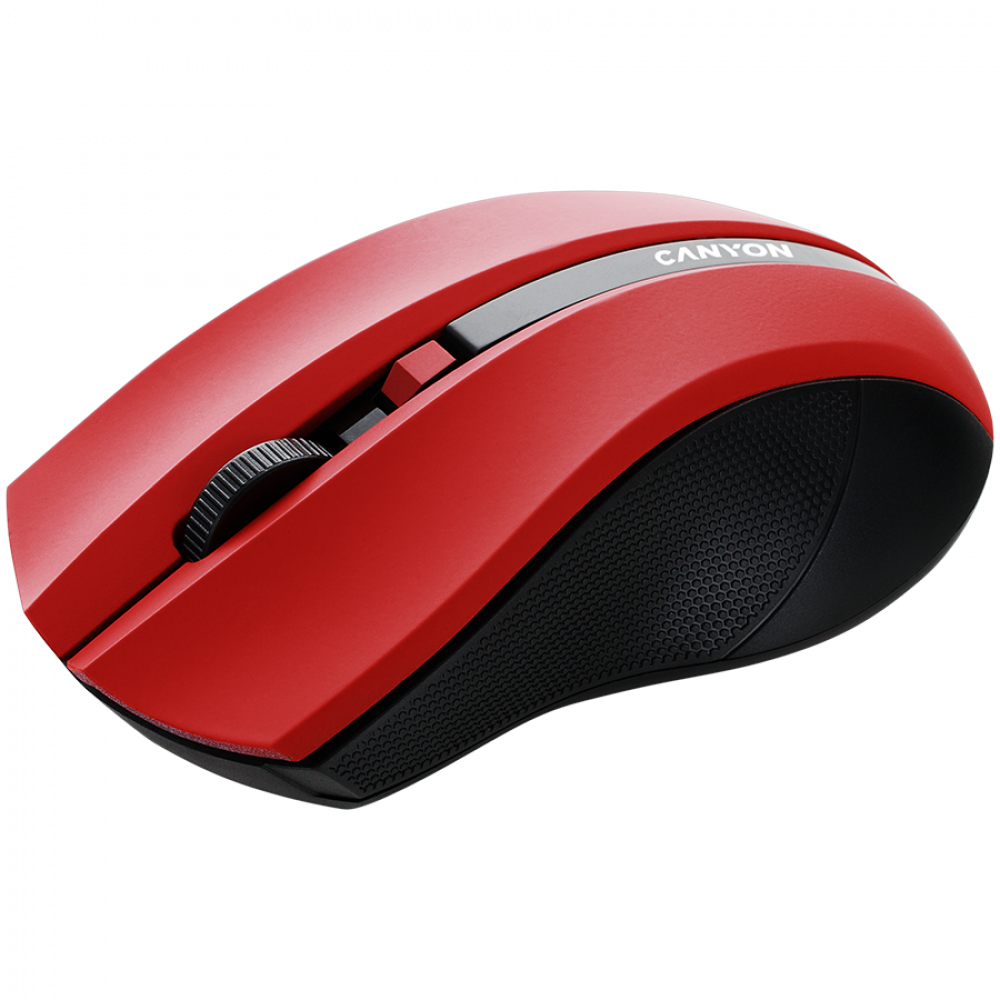 Ergonomische kabellose Maus Canyon MW 5 rot