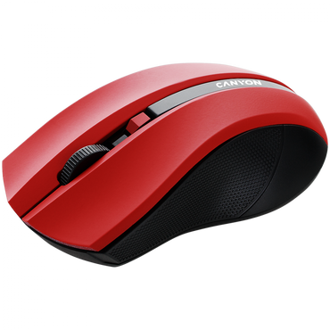 Mysz bezprzewodowa ergonomiczna Canyon MW 5 czerwona