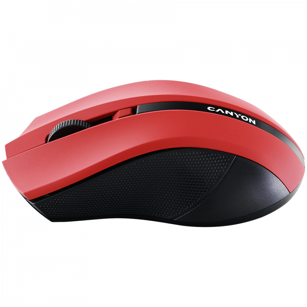 Ergonomische kabellose Maus Canyon MW 5 rot