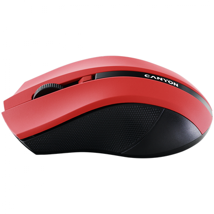 Ergonomische kabellose Maus Canyon MW 5 rot